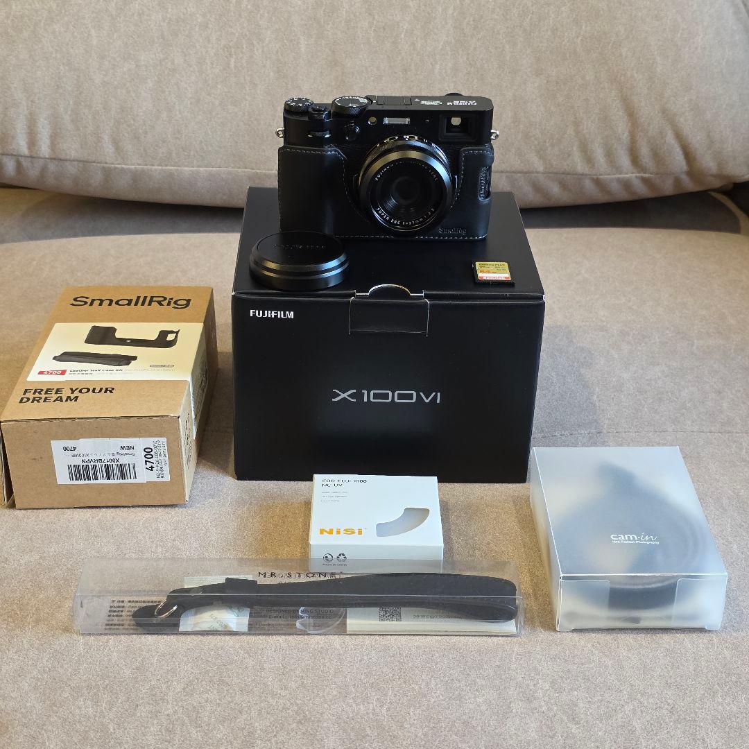 美品 おまけ多数 FUJIFILM X100VI 付属品、保証書完備
