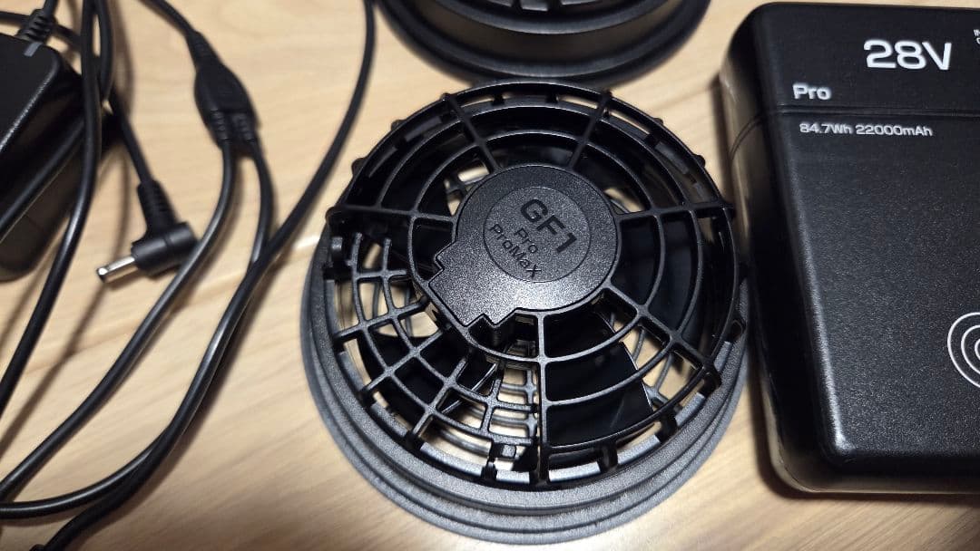 【最安値】空調服GB-POWER 長信ジャパン バッテリー28V ファン2セット