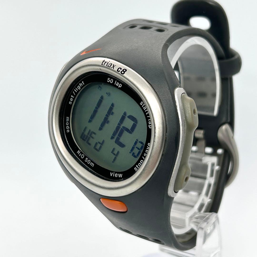 新品電池 稼働 NIKE TRIAX C8 y2k デジタル 腕時計