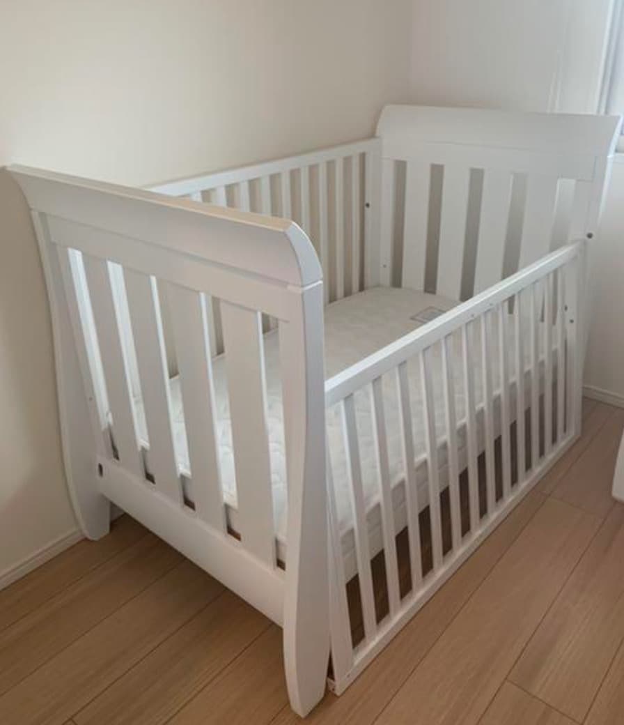 【値下げ】Boori Urbane Sleigh Cot 3 in 1 ブーリ