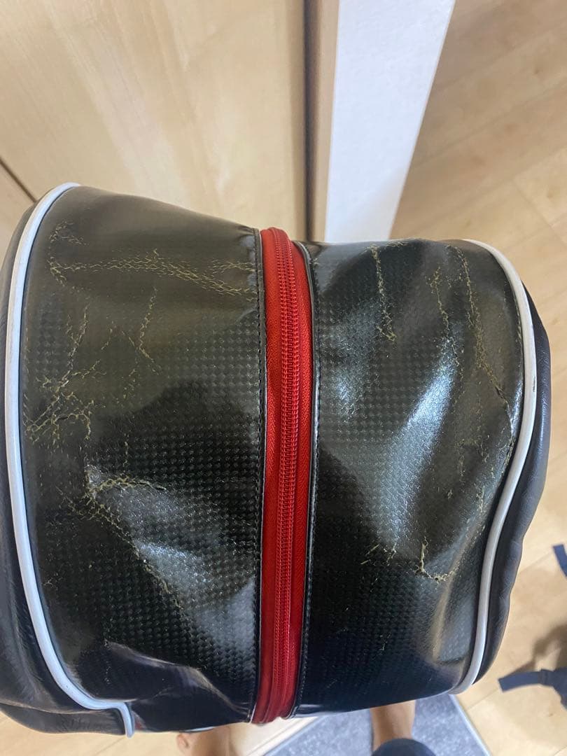 J.LINDEBERG キャディバッグ ブラック/レッド