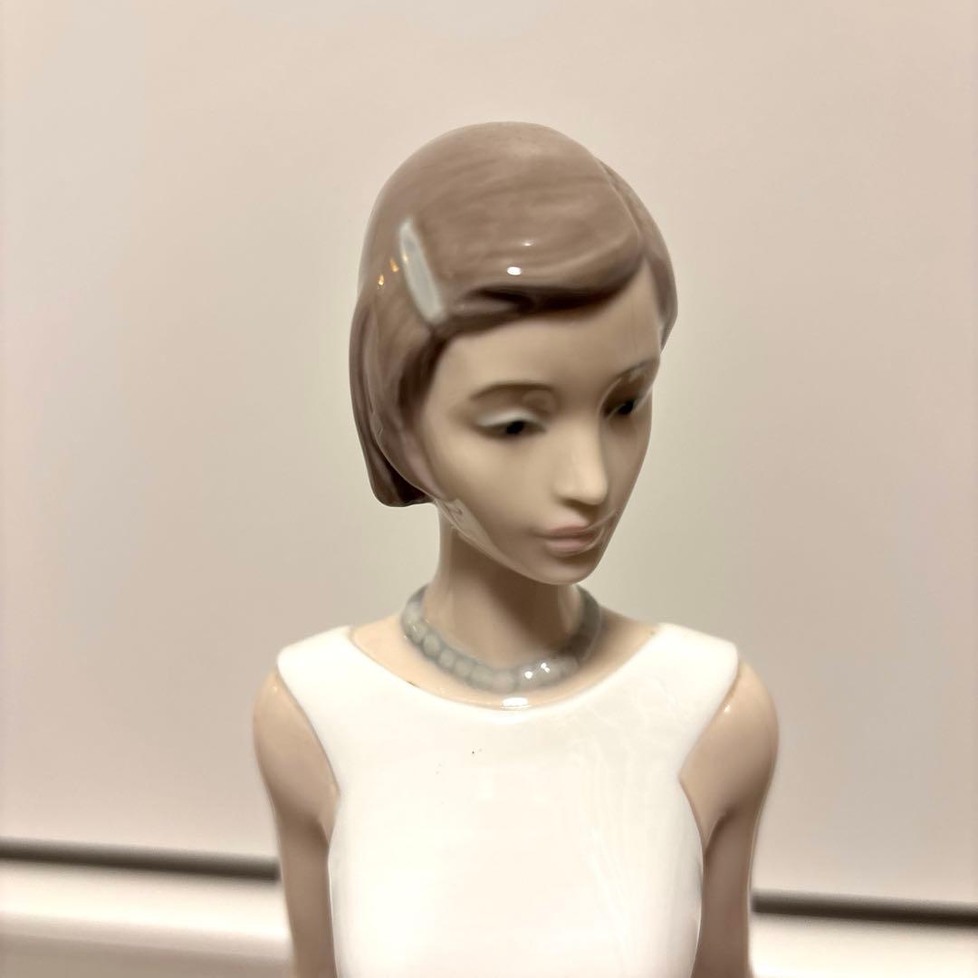 絶盤 リヤドロ LLADRO スズラン フィギュア 工芸品 大型41cm