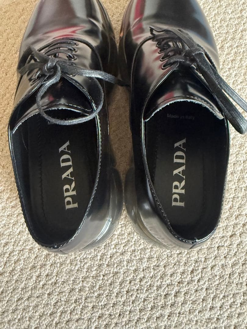 プラダ　厚底　ローファー　ドレスシューズ　美品　36