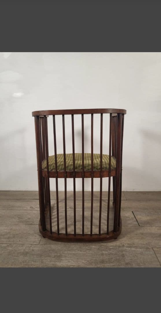 フランス アンティーク 1920年代 ウッドチェアー　フランクロイド風