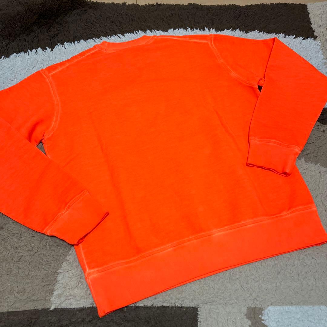 DSQUARED2 ICON ボックスロゴスウェット レアカラー 蛍光オレンジ