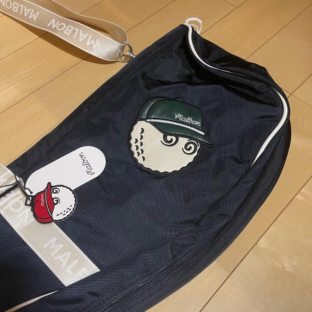 malbon マルポンゴルフ ゴルフバッグ ハーフキャディバッグ クラブケース紺