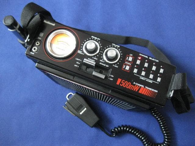 市民ラジオ　合法CB機　0.5W　RJ-580D　マイクPTT方式