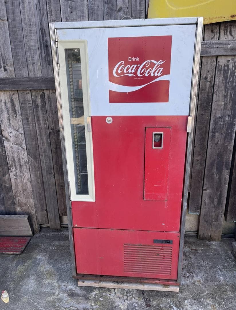 引き取り限定品 レトロ自動販売機 　コカコーラ
