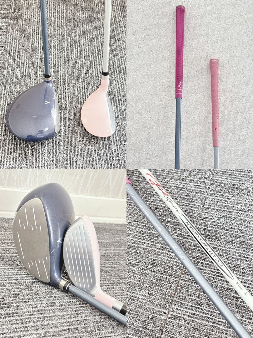 ダンロップ/イグニオ メーカー混合 初心者 レディース ゴルフ クラブセット