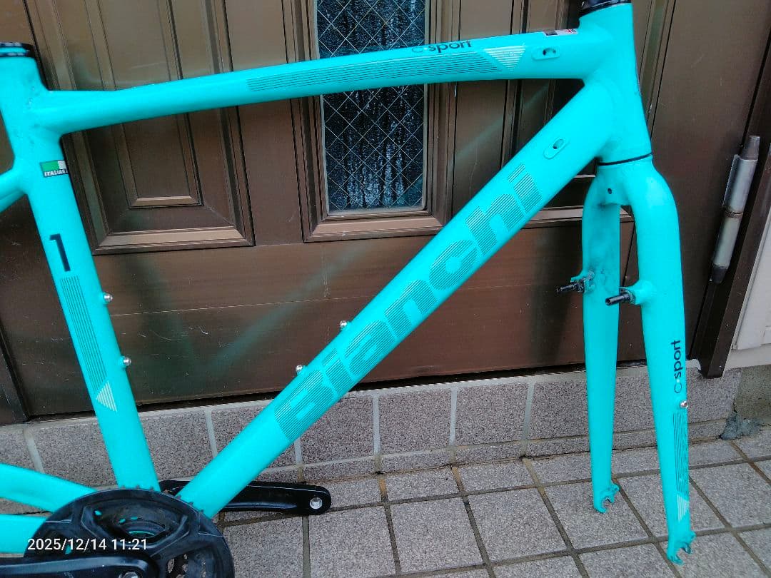 BIANCHI C Sport1 クロスバイク フレームのみ グリーン