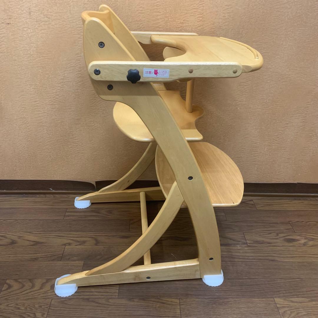 ☆良品☆【大和屋】すくすくチェア ハイチェア テーブル&ガード付き