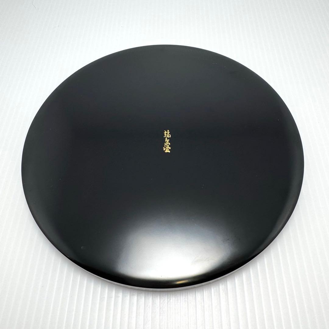 新品 特産輪島塗 漆器 天然木 干菓子盆 梅 膳 トレー 漆 伝統工芸 小サイズ