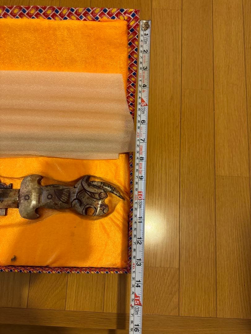 【古美術コレクション】中華製斧　箱入