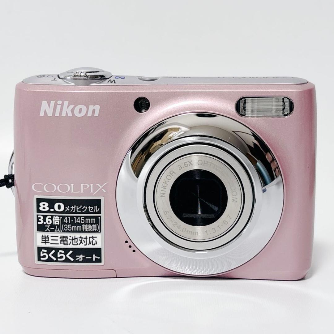 Nikon COOLPIX L21 ピンク 乾電池式 単三電池 美品 動作確認済