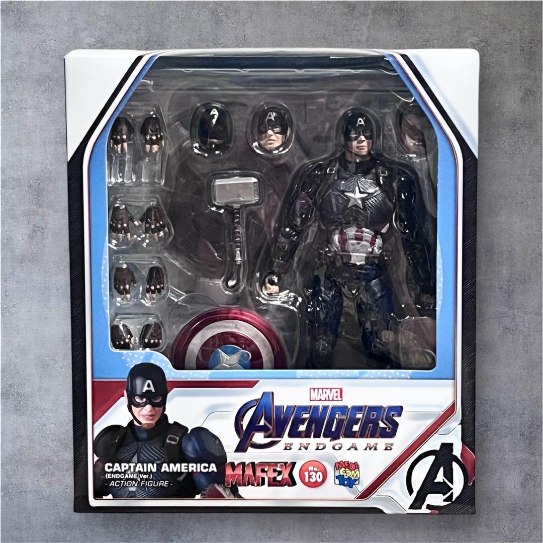 新品未使用！MAFEX 130 キャプテン・アメリカ (エンドゲーム Ver.)