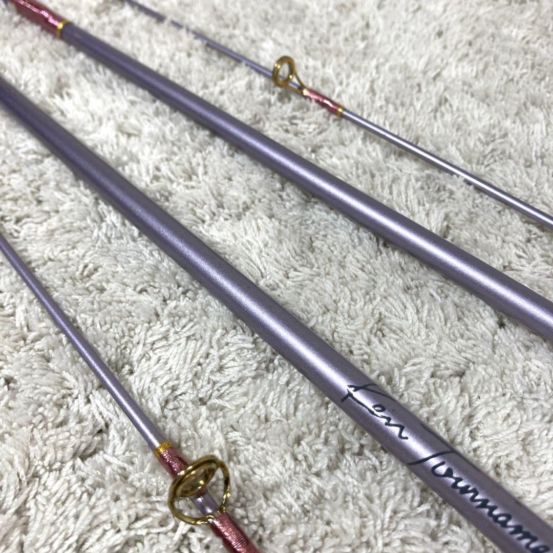 ケンクラフト　ロッド2本　ベイト　スピニング　ルアー竿　バス釣り　紫　パープル