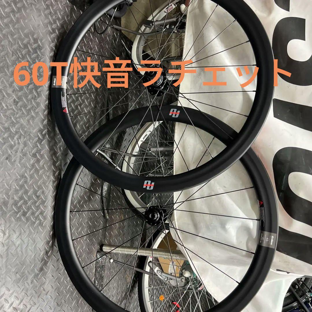 attaque アタッキーc451-RD 完組ホイール カーボン45mm