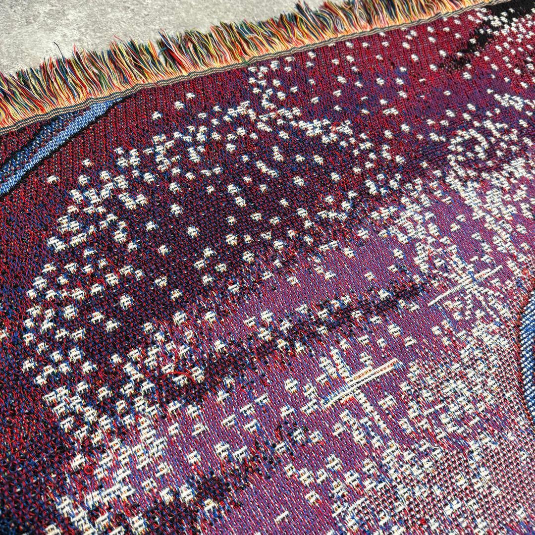 ディズニー　ピーターパン　ティンカーベル　ラグ　ソファーカバー 118×152