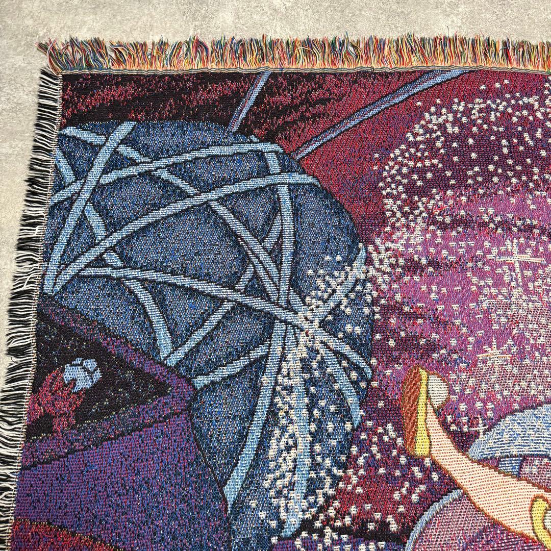 ディズニー　ピーターパン　ティンカーベル　ラグ　ソファーカバー 118×152