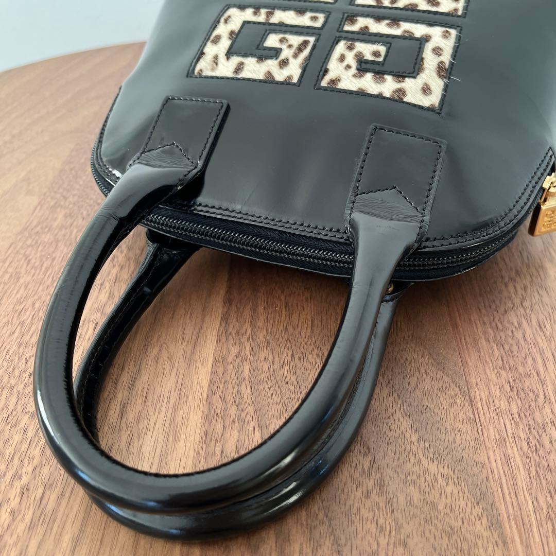 【ジバンシー】レア　4Gロゴ　バッグ　ゴールド金具 ヴィンテージ　ハラコ