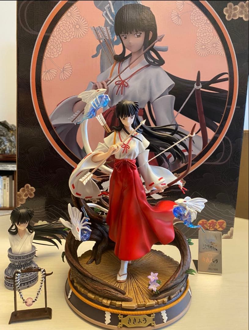 犬夜叉 桔梗 ガレージキット ガレキ スタチュー②