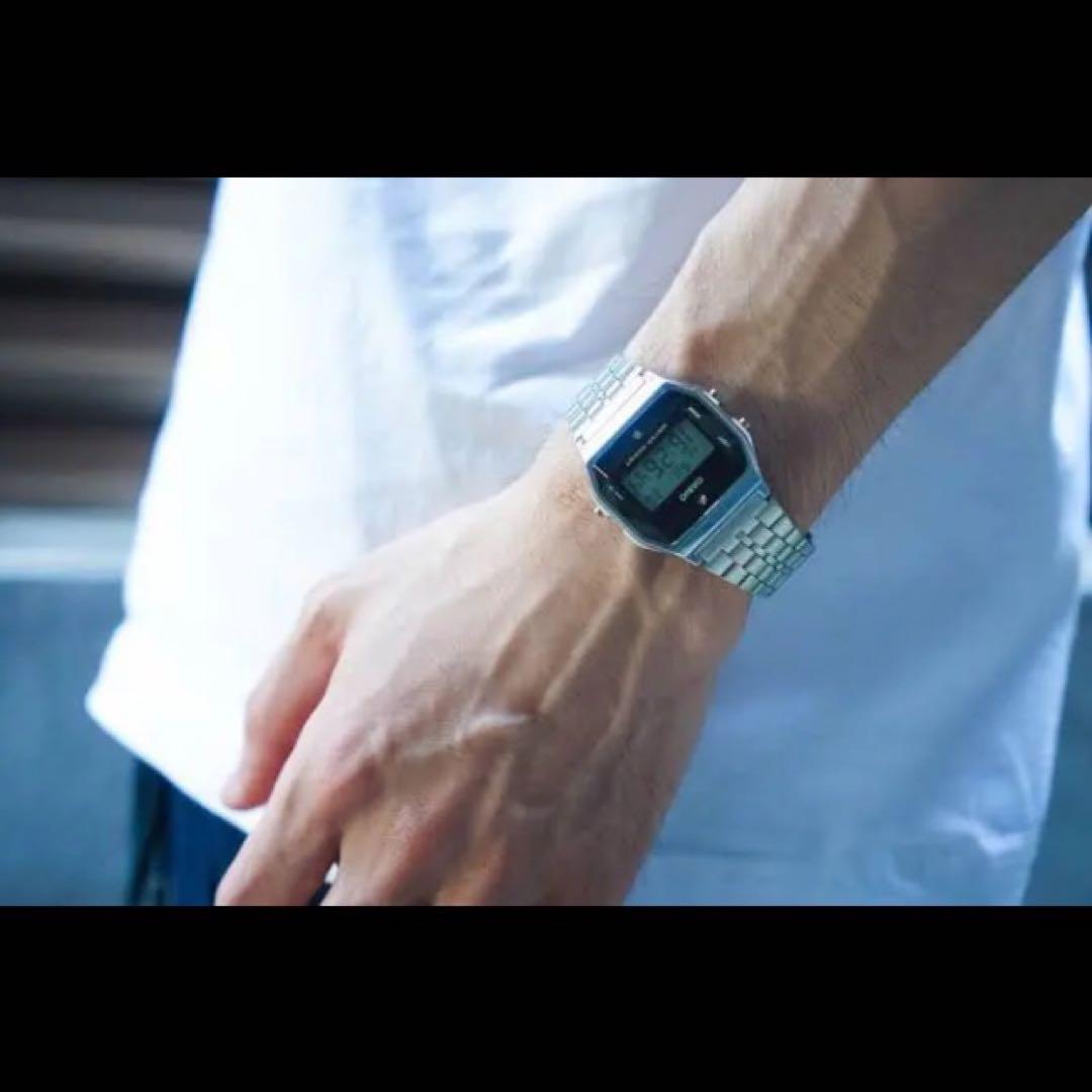 【新品未使用】A-159WAD-1 天然ダイヤモンド 付きチープカシオ