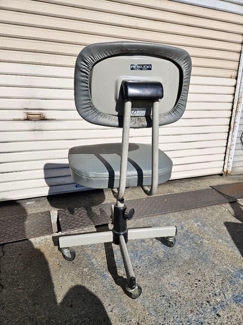 ジャパンヴィンテージ 古いワークチェア 回転椅子 インダストリアル 昭和レトロ