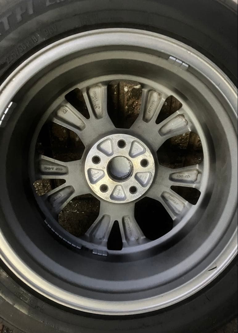 美品！フォレスター スポーツsk純正黒ホイール4本セット18インチ【タイヤ未使近