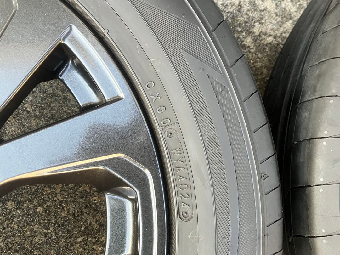 美品！フォレスター スポーツsk純正黒ホイール4本セット18インチ【タイヤ未使近