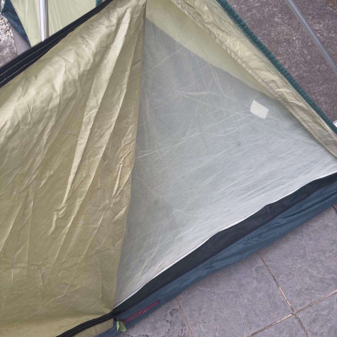 人気モンベル　ムーンライトテント 1型アイボリー　純正グランドシート付