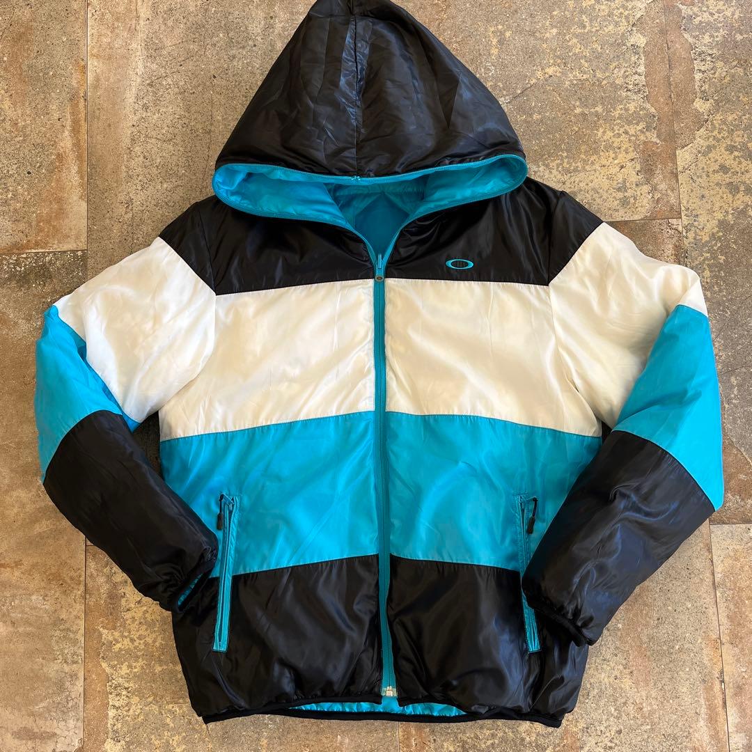90年代頃当時物！オークリー　リバーシブルダウンジャケット　L