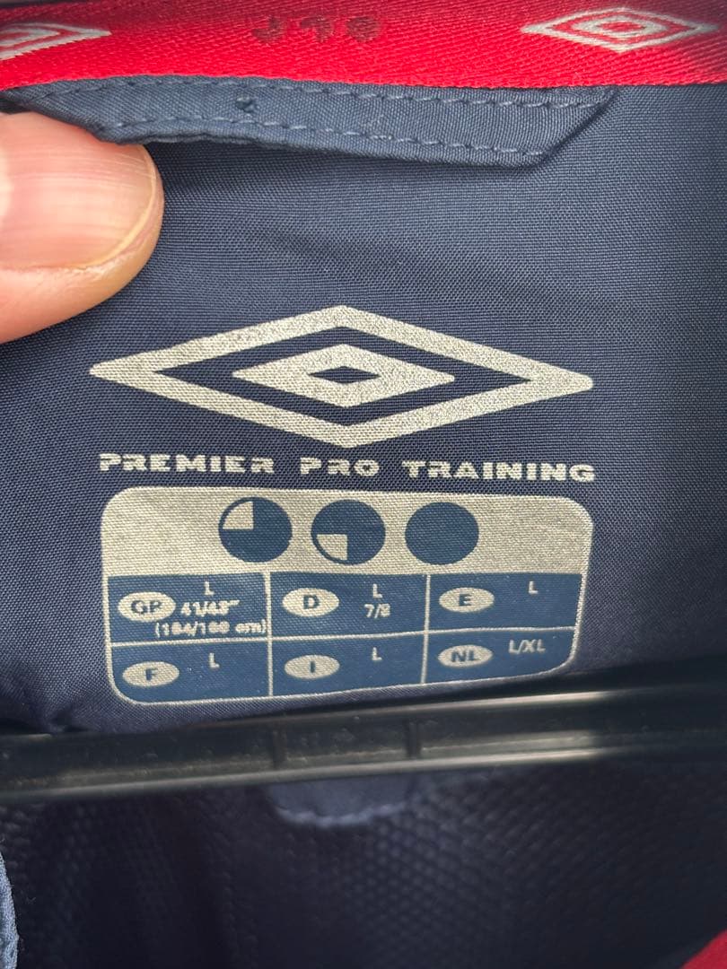 Umbro イングランド代表　ウィンドブレーカー　上下　セットアップ