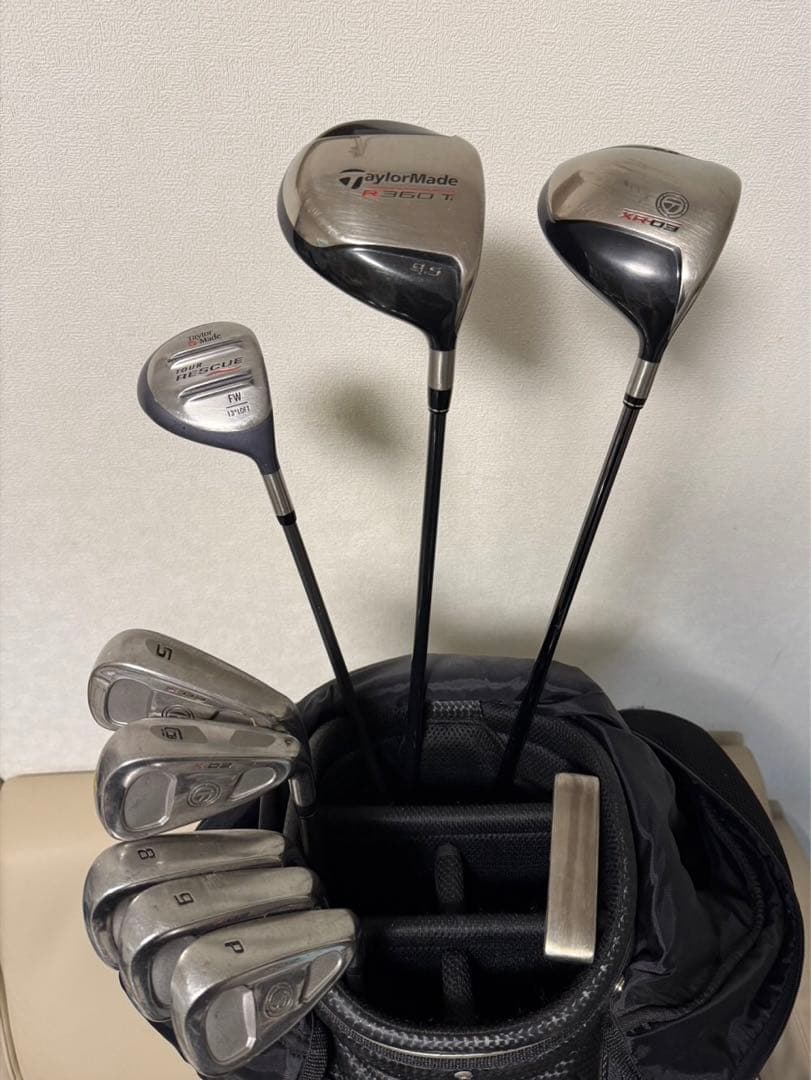 【送料込み】激安　テーラーメイド　ゴルフセット　ゴルフバッグ付き　メンズ　クラブ