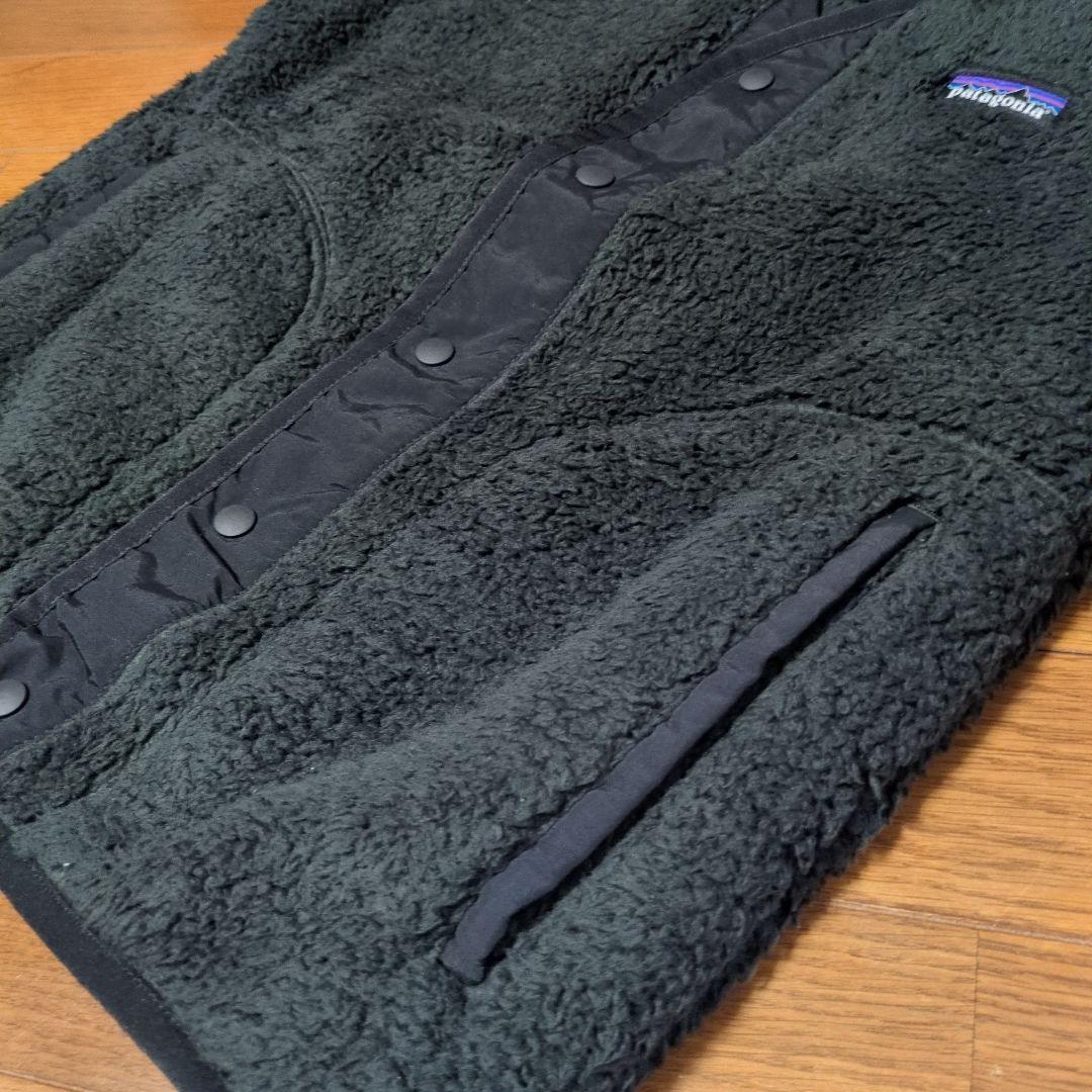 【 美品 】 パタゴニア ベスト ノーカラー ブラック ユニセックス 黒 XS