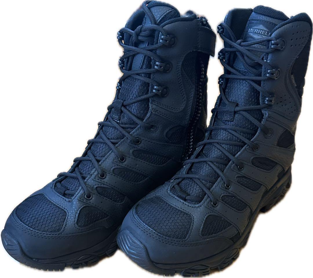 モアブ 3 タクティカル 8 ジップ ウォータープルーフ　28cm ブラック