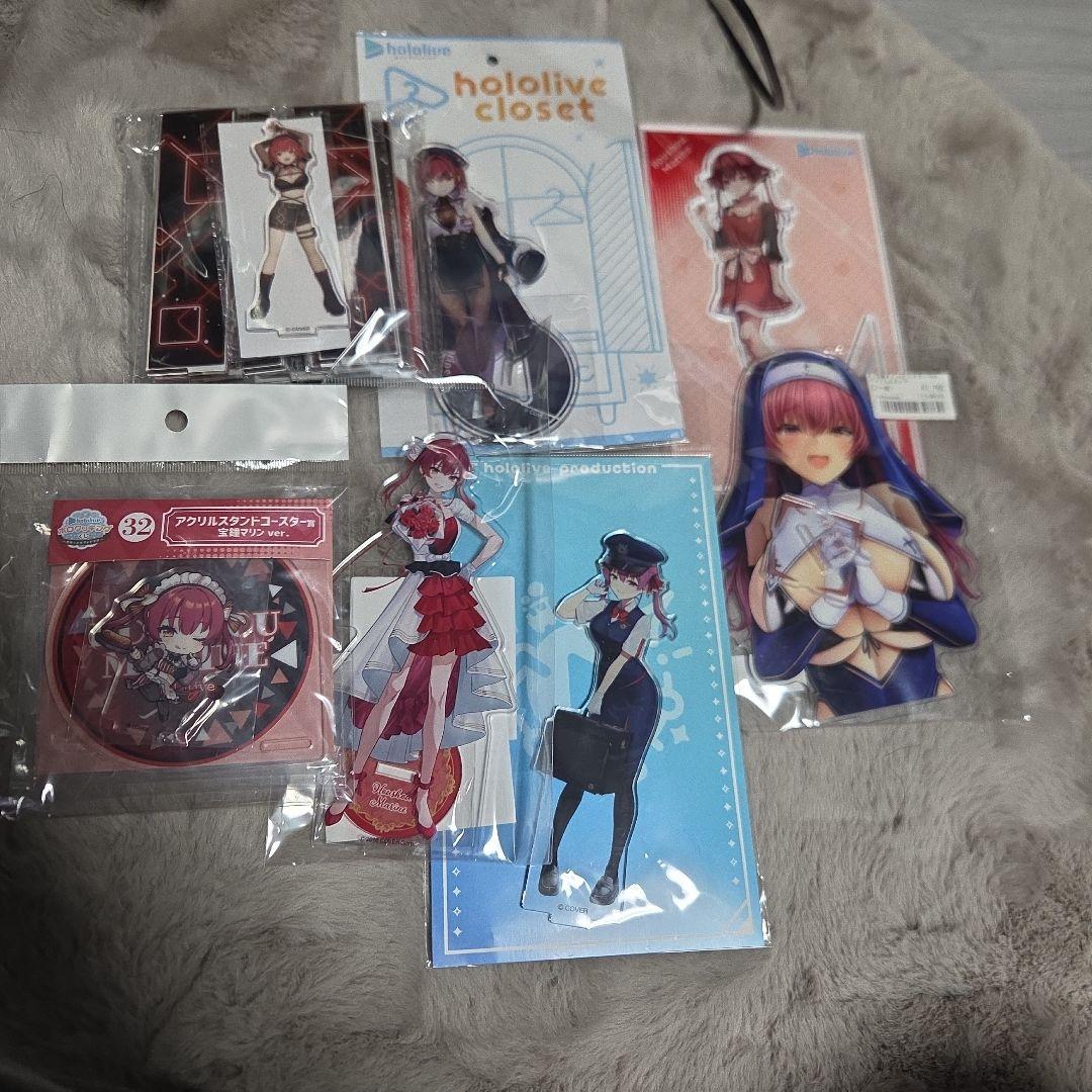 宝鐘マリン アクリルスタンド 7点セット