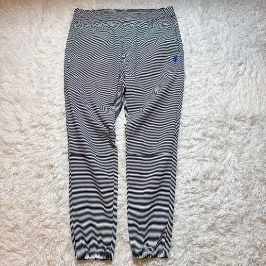 BB2様未使用級 パーリーゲイツ ドビーストレッチ ストライプパンツ PG リン
