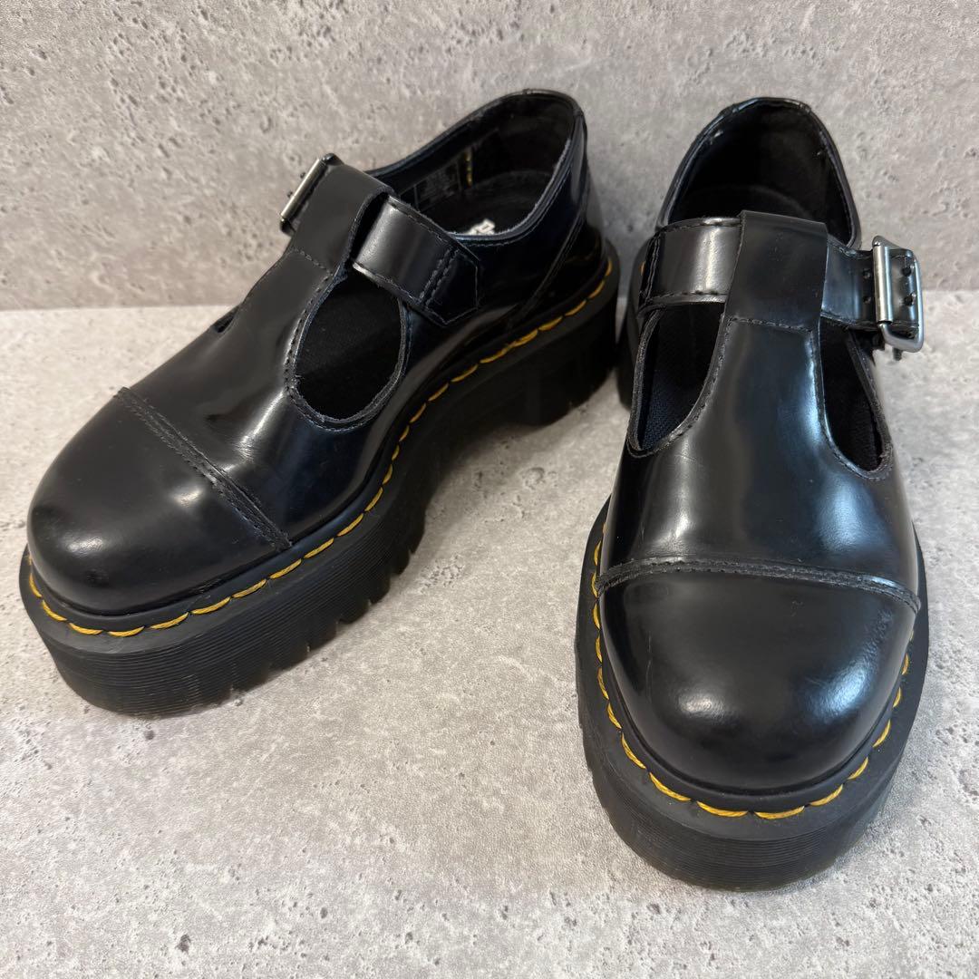 ドクターマーチン BETHAN 厚底 メリージェーン レザーシューズ UK4 黒