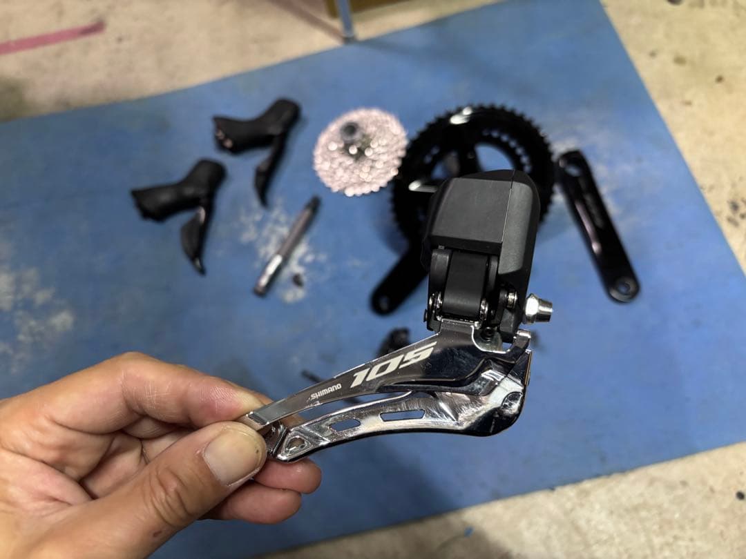 シマノ 105 Di2 12速 油圧ディスク グループセット 中古 作動確認済み