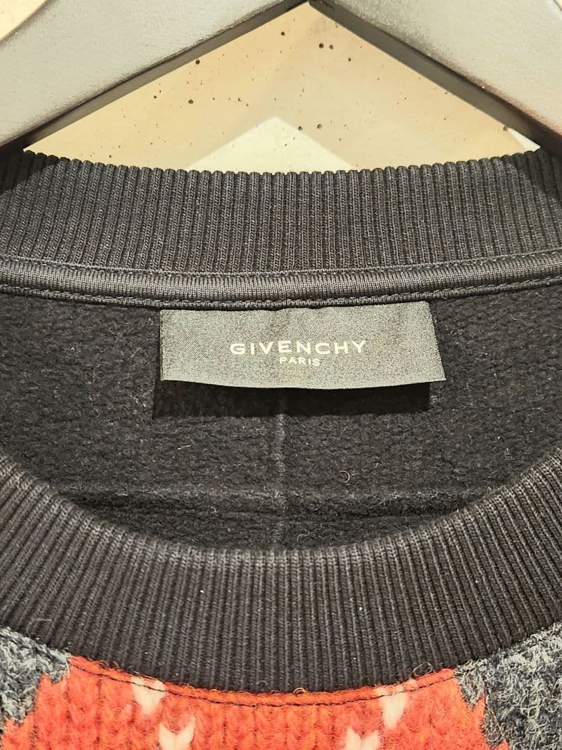 【限定値下げ】GIVENCHY ジバンシィ ニット切り替えトレーナー