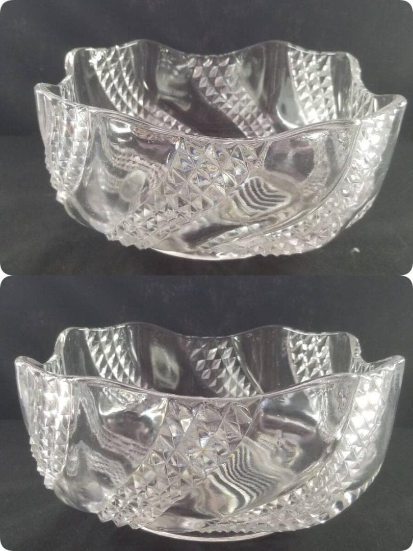 ※迫力あります!!オールドバカラ セルポンティ―ヌ 大型ボウル ガラス 蛇
