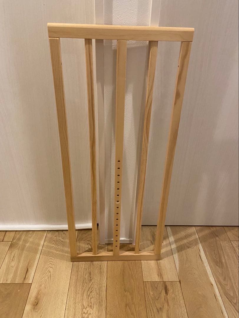 そいねーる＋ロング マットレス付き ナチュラル　ベビーベッド キャスター付き