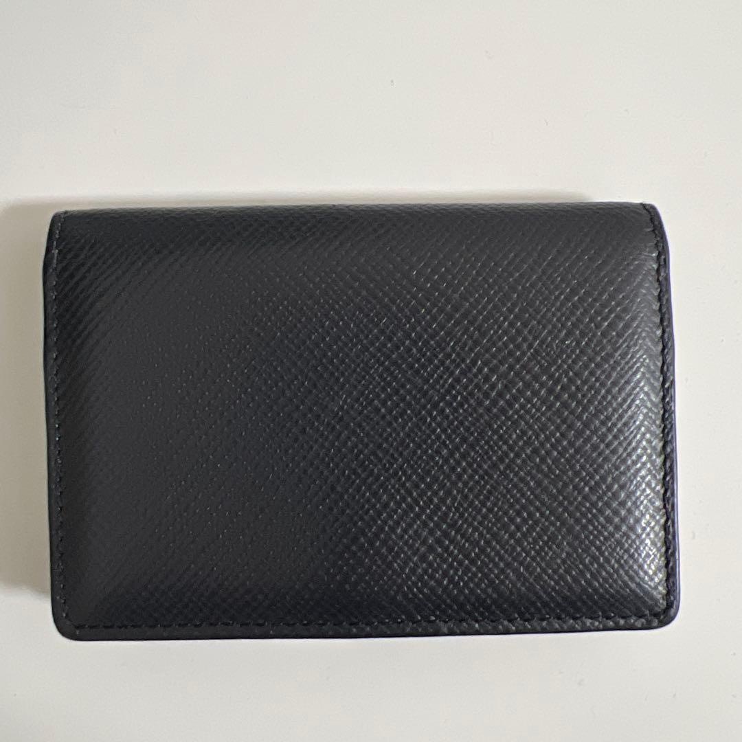 【！！年始特別値下！！】SMYTHSON Panamaレザー名刺入れ(ネイビー)