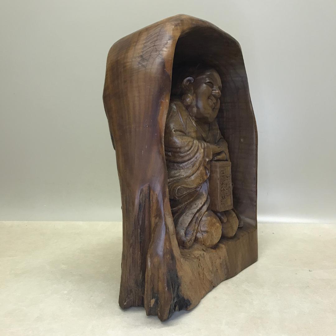 木彫 仙台四郎 商売繁盛 福の神 縁起物