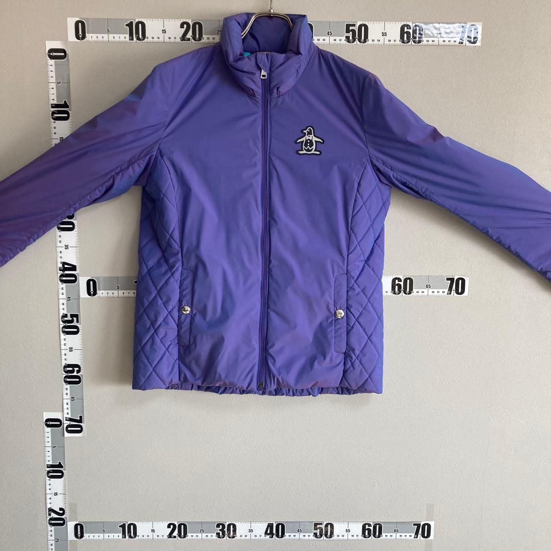 紫 マンシングウェア Munsingwearダウンジャケットサイズ Ｌレディース