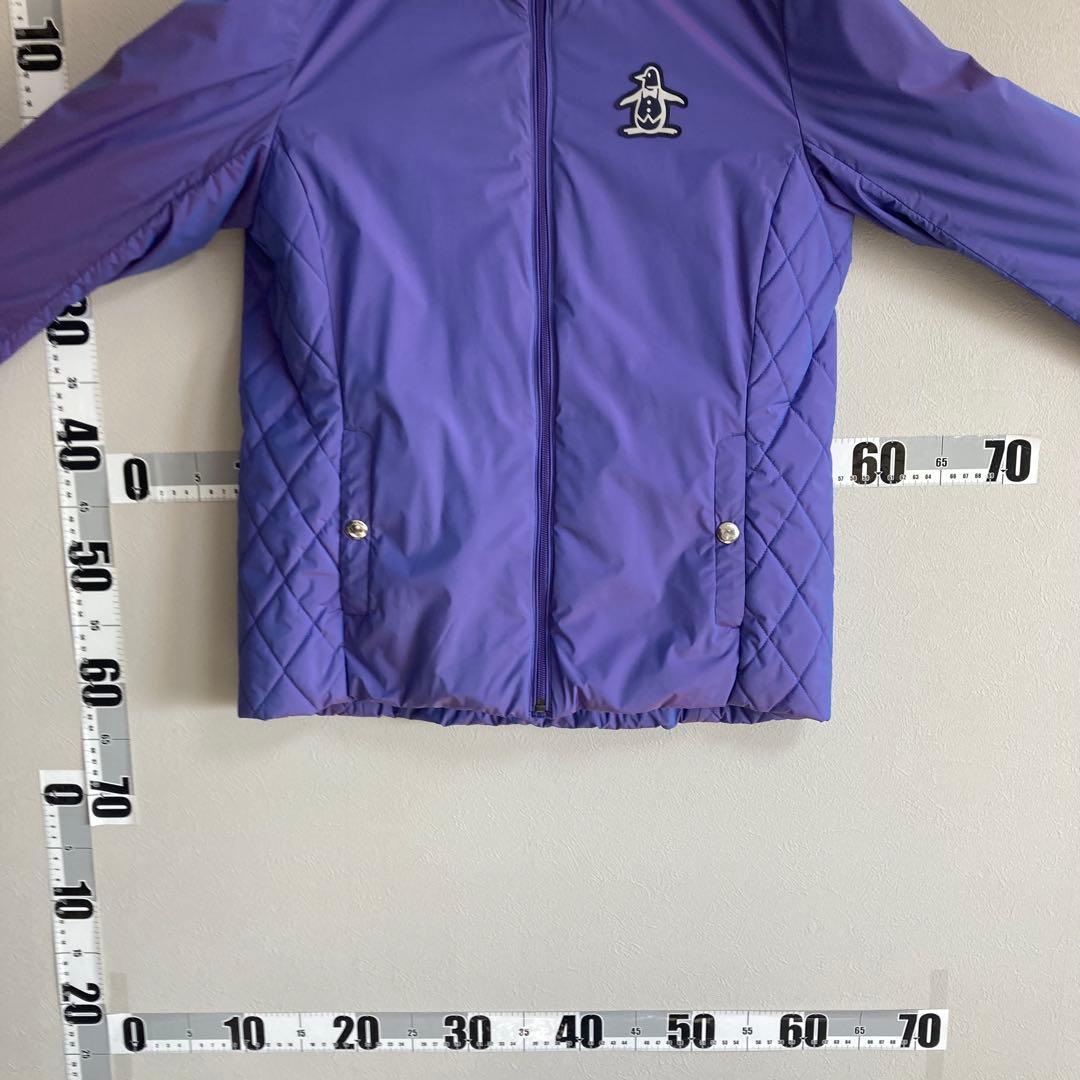 紫 マンシングウェア Munsingwearダウンジャケットサイズ Ｌレディース