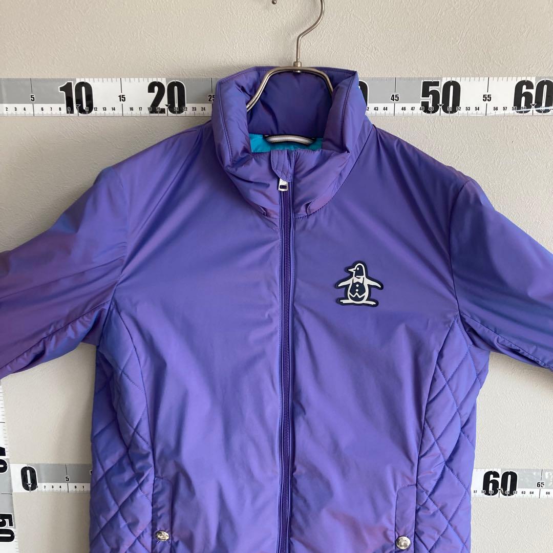 紫 マンシングウェア Munsingwearダウンジャケットサイズ Ｌレディース