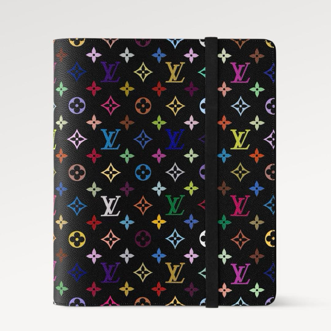新品未使用♪日本限定LVxTM バインダー・モノグラムマルチカラー GI1505