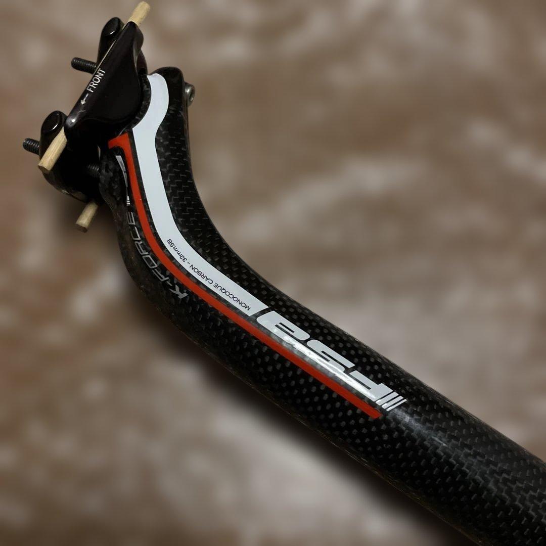 FSA 32mm後退 やぐら下までカーボン一体 吸収力抜群 φ31.6