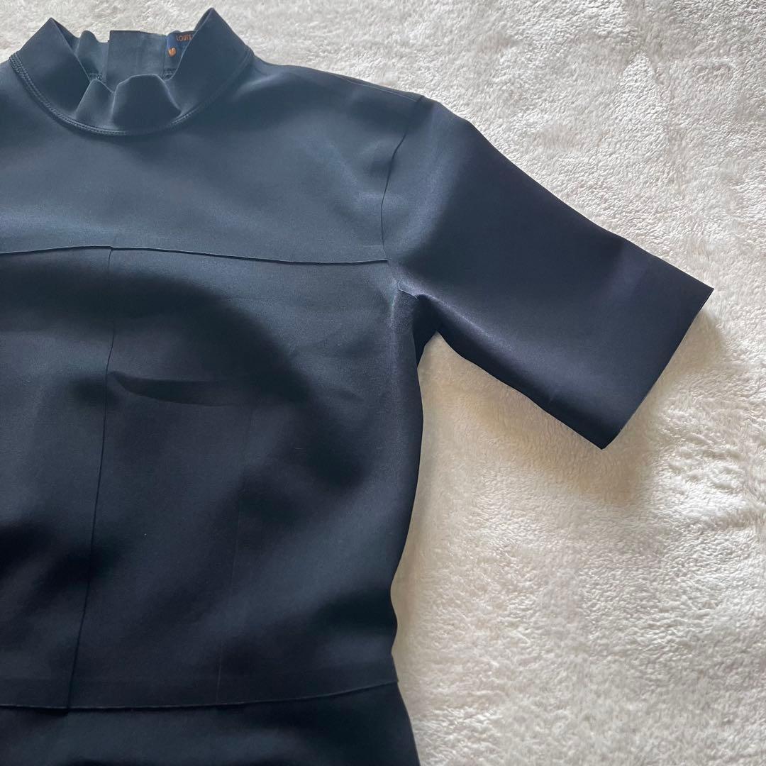 ★美品★ルイヴィトン　ショートスリーブハイネックフィットドレス 34 付属品あり